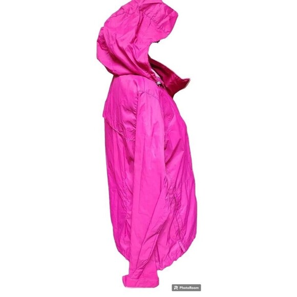 Columbia Nylon Running Hoodie Size Medium Pink Full Zip - Picture 3 of 9